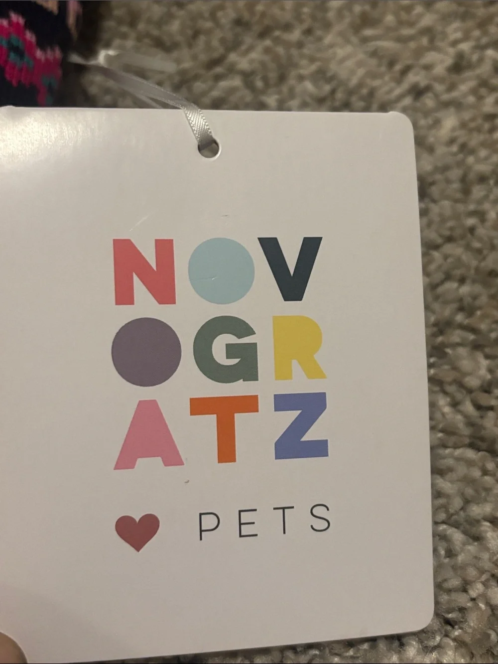 NWT Novogratz Fleece Lined Dog Sweater Small